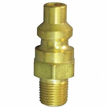 EATON HANSEN Coupler Plug (M)NPT 1/4 Brass, 31C907