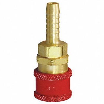 EATON HANSEN Coupler Body Hose Barb 1/4 Brass, 31C926