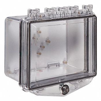 SAFETY TECHNOLOGY INTERNATIONAL Enclosure Clear Ext. Key Lock, 31CM29
