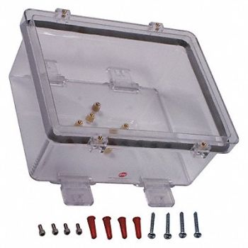 SAFETY TECHNOLOGY INTERNATIONAL A Style Backbox Kit Polycarbonate Clear, 31CM67