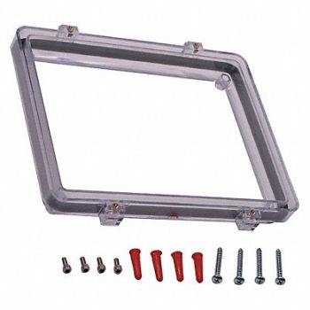 SAFETY TECHNOLOGY INTERNATIONAL E Style Frame Kit Polycarbonate Clear, 31CM71