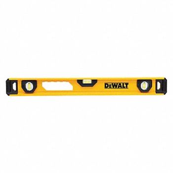 DEWALT I-Beam Level Aluminum 24 in Yellow, 31CN06