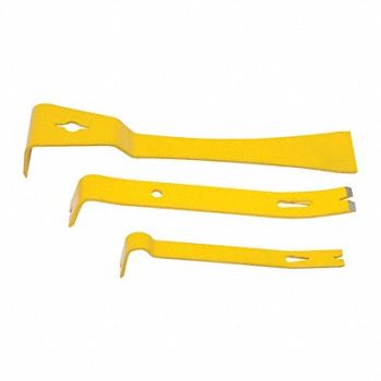 STANLEY Pry Bar Pieces 3 Steel 1-1/2 in W, 31CN60