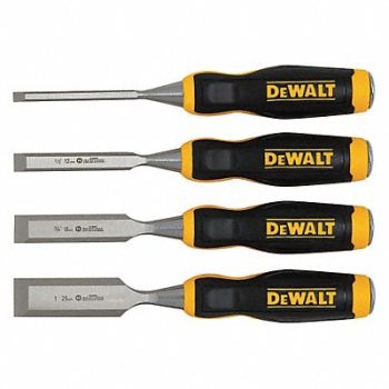 DEWALT Chisel Set 4 Pieces 1 3/4 1/2 1/4 In., 31CN61