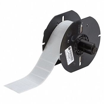BRADY Thermal Transfer Label 1-5/8inWx1/16inH, 31DJ21
