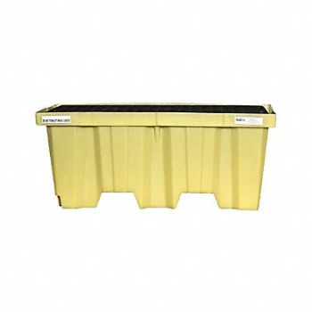ENPAC Drum Spill Containment Pallet 66gal Yllw, 31DL82