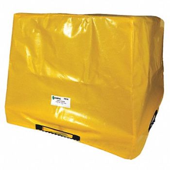 ENPAC Tarp Cover 57inLx57inWx44inH PVC Yellow, 31DM72