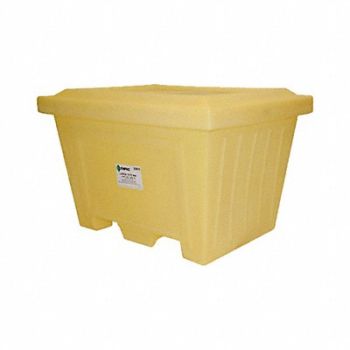 ENPAC Storage Tote Yellow Solid Polyethylene, 31DM77