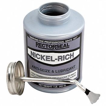 RECTORSEAL Gen Purp Anti-Seize 16 oz BrshTp Cn, 31ER12