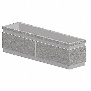 PETERSEN MFG. Security Planter Rectangle 20 in H, 31EX53