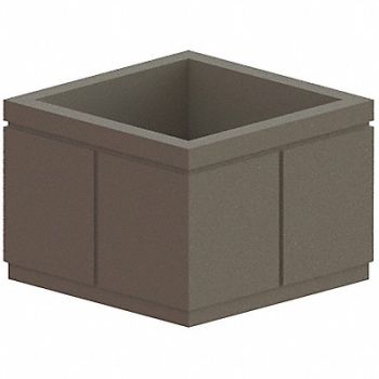 PETERSEN MFG. Security Planter Square 30 in H, 31EX81