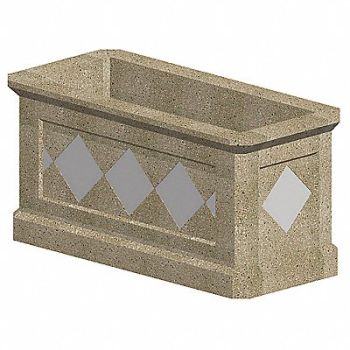 PETERSEN MFG. Security Planter 28 in H, 31EX92