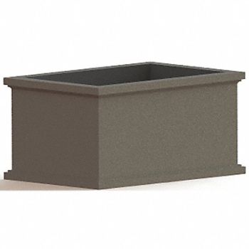 PETERSEN MFG. Security Planter Concrete 36 in H, 31EY36