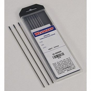 WESTWARD WMS 10pc Gray Tungsten Electrode PK10, 31GH69
