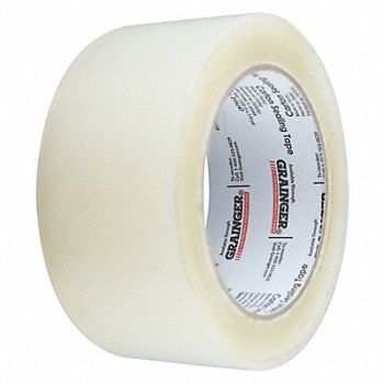 GRAINGER APPROVED Carton Sealing Tape Clear Hand PK24, 31HJ67