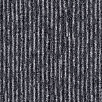 GRAINGER APPROVED Carpet Tile 19-11/16in. L Charcoal PK20, 31HL74