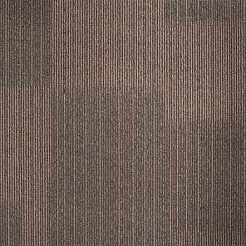 GRAINGER APPROVED Carpet Tile 19-11/16in. L Brown PK20, 31HL75