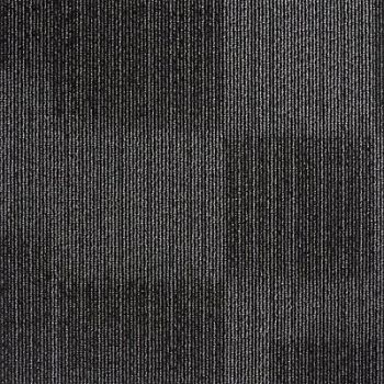 GRAINGER APPROVED Carpet Tile 19-11/16in. L Charcoal PK20, 31HL77