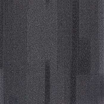 GRAINGER APPROVED Carpet Tile 19-11/16in. L Charcoal PK20, 31HL83