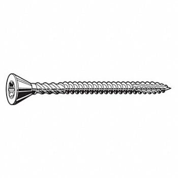 GRAINGER APPROVED Deck Screw #10 18-8SS 3 1/2 L PK1000, 159G76