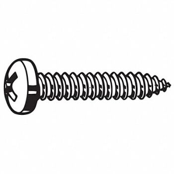 GRAINGER APPROVED ShtMtlScrw Scrw Sz #10 18-8SS 2 L PK100, 31JN12