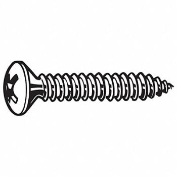 GRAINGER APPROVED ShtMtlScrw Scrw Sz #6 18-8SS 3/4 L PK100, 31JN55