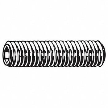 GRAINGER APPROVED ScktStScrw FlatPt M5-0.8 6mm L PK100, 31KA43