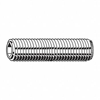 GRAINGER APPROVED ScktStScrw KnrldCpPt M8-1.25 30mmL PK100, 31JZ31