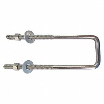GRAINGER APPROVED Square U-BoltInside H 5 in, 31KG09