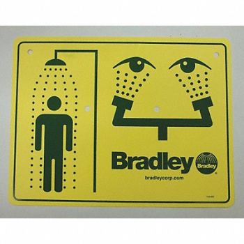 BRADLEY Combination Sign, 31KN76