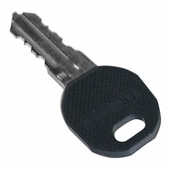 HUBBELL-WIEGMANN Replacement Key Chrome Chrome Plated, 31LA09
