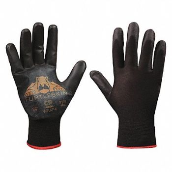 TURTLESKIN Cut Resistant Gloves Blk Nitrile M PR, 31LK92