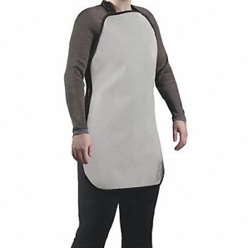 TURTLESKIN CP Apron Wht Polystr 20 in L x 30 in W, 31LK98