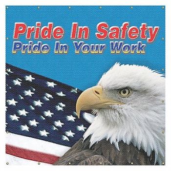 ACCUFORM Welding Curtain 6 ft W Printed Yellow, 31LW97