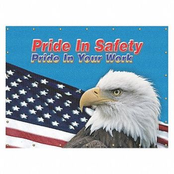 ACCUFORM Welding Curtain 8 ft W Printed Yellow, 31LX01