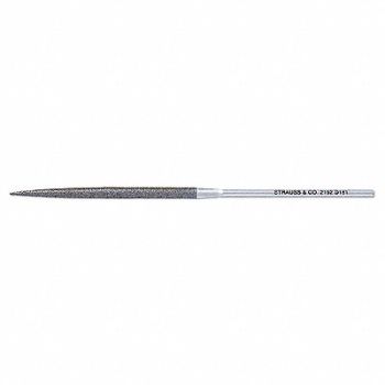 STRAUSS Needle File Swiss Crossing 5-1/2 in L, 31LY03