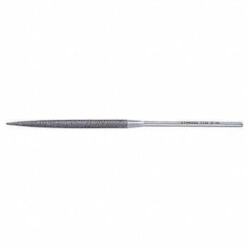 STRAUSS Needle File Swiss Half Round 5-1/2 in L, 31LY11