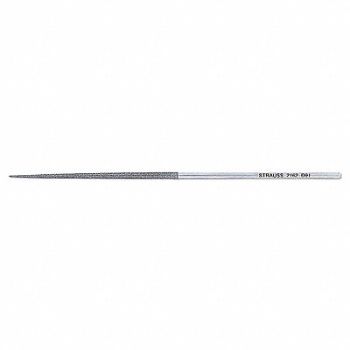 STRAUSS Needle File Swiss Round 5-1/2 in L, 31LY19