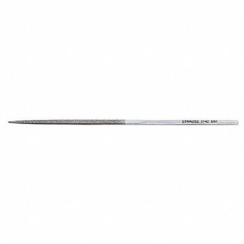 STRAUSS Needle File Swiss Square 5-1/2 in L, 31LY23