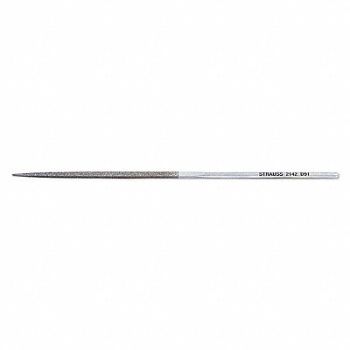 STRAUSS Needle File Swiss Square 5-1/2 in L, 31LY24
