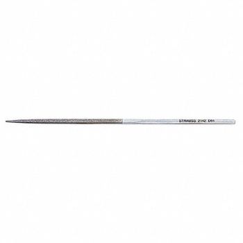 STRAUSS Needle File Swiss Square 5-1/2 in L, 31LY25