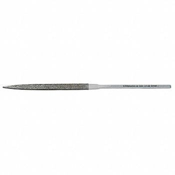 STRAUSS Needle File Swiss Warding 5-1/2 in L, 31LY30
