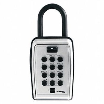 MASTER LOCK Lock Box Padlock 3 Keys, 31MG94