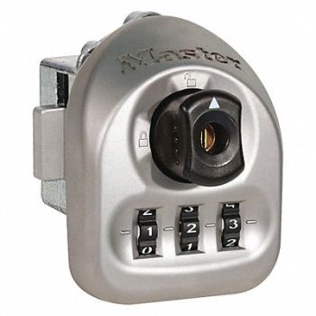 MASTER LOCK Built In Locker Lock 3in Scrolling Black, 31MG98
