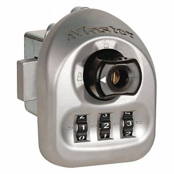 MASTER LOCK Built In Locker Lock 3 in Scrolling Blck, 31MH05