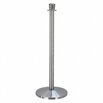 QUEUEWAY Urn Top Rope Post Satin Stainless Steel, 31MJ12