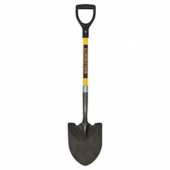 SEYMOUR MIDWEST STRUCTRON Round Point Shovel 29 in Handle 14 ga., 31MJ61