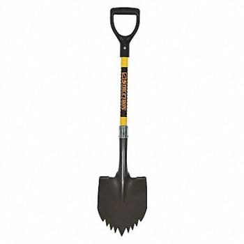 SEYMOUR MIDWEST STRUCTRON Cutting Teeth Shovel 40 L Handle 14 ga., 31MJ63