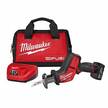 MILWAUKEE Cordless Recip Saw Kit 3000 SPM 12VDC, 31MJ77