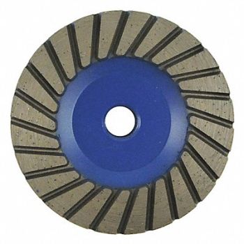DIAMOND VANTAGE Segment Cup Wheel 7 in.dia. Medium Grit, 31NE63